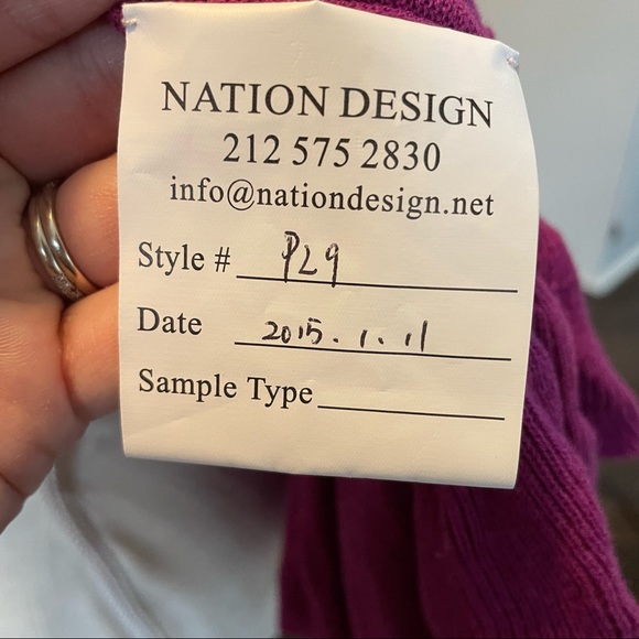 Byron Lars Violet Ruffle Open Cardigan - Picture 5 of 11